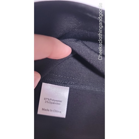 Tuckernuck Black Daphne Dress Ruffle Bow Tie Back Detail Pockets size MEDIUM - Picture 9 of 11